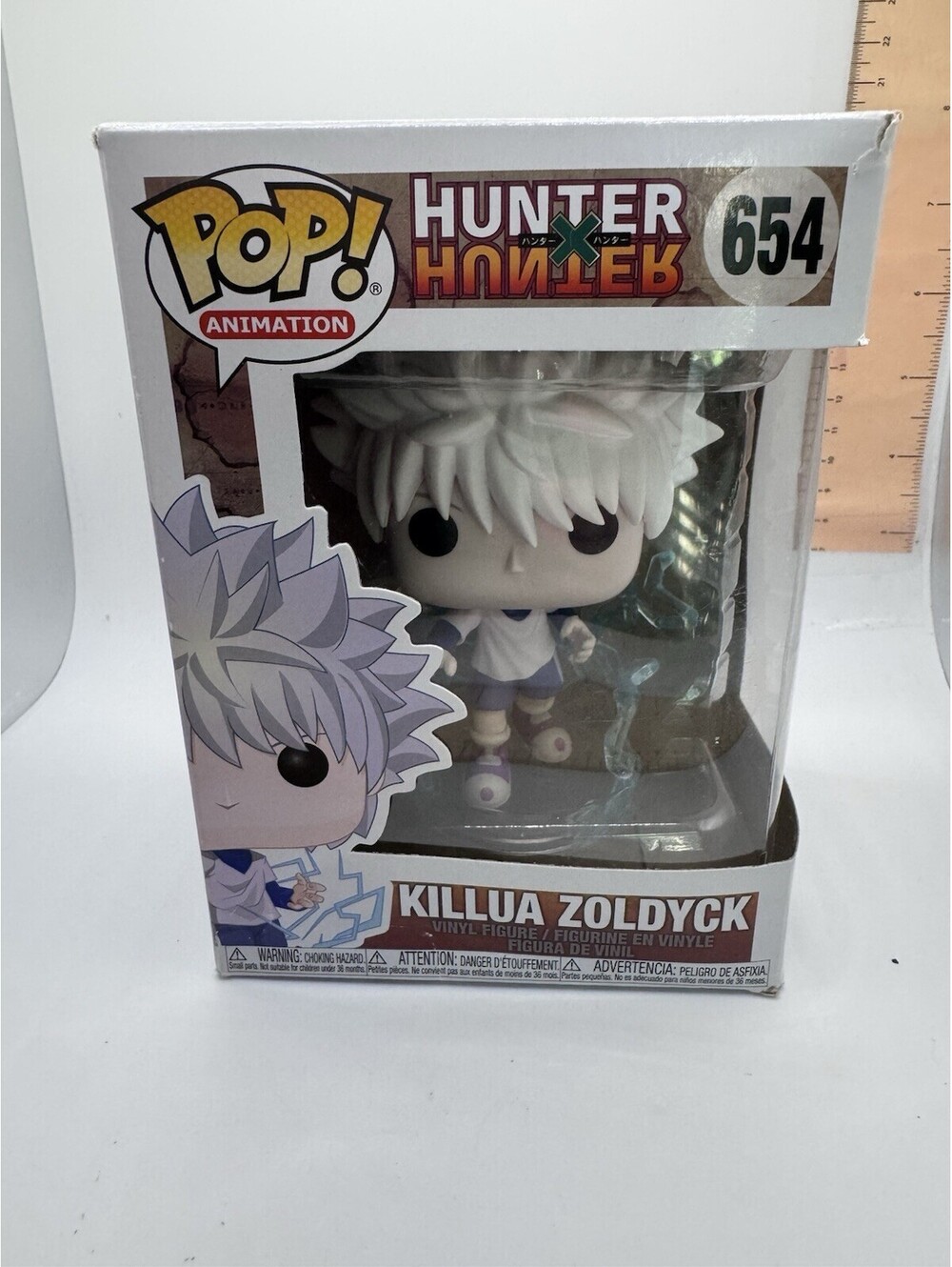 Funko Pop! Animation: Hunter X Hunter KILLUA ZOLDYCK Figure #654 w/ Protector